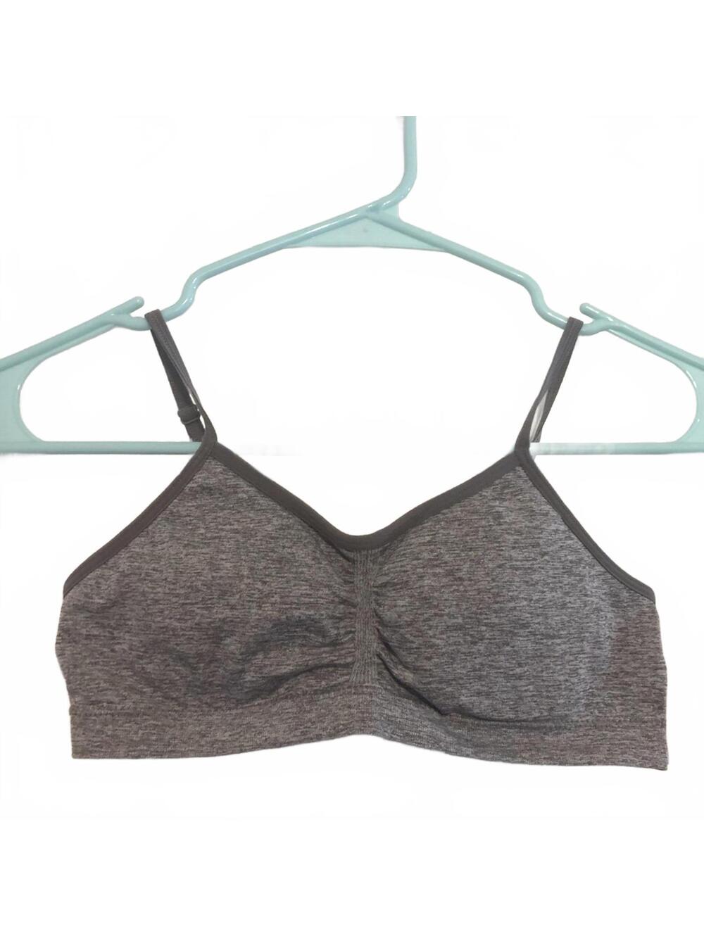Girls Gray Pullover Training Bra – Soft Everyday Comfort Bra